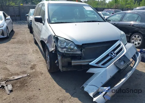 2007 Honda Odyssey Ex-L z USA, uszkodzony, nr VIN 5FNRL38607B457251